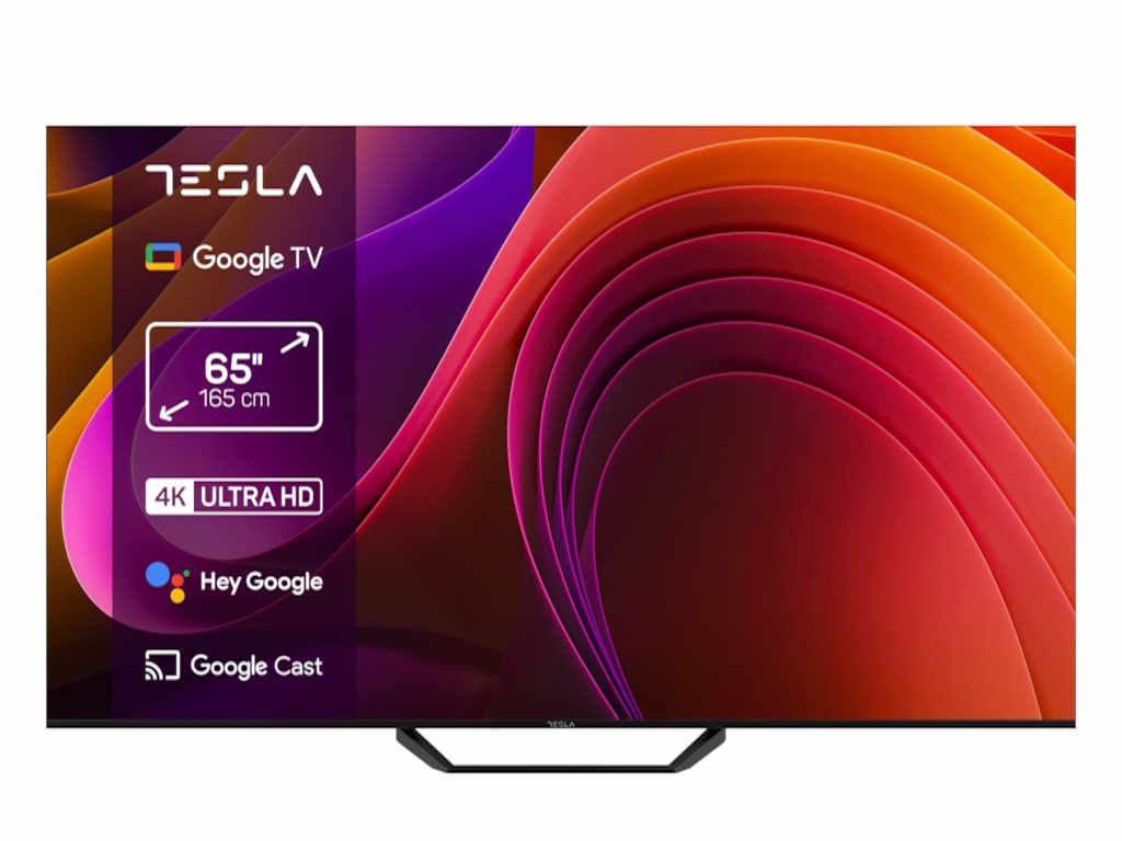 Tesla Google TV DLED 65E655BUS, 165 cm, UHD, blackDVB-T/T2/C/S/S2, 250cd/m2, VESA 200x499 mm - imagine 10