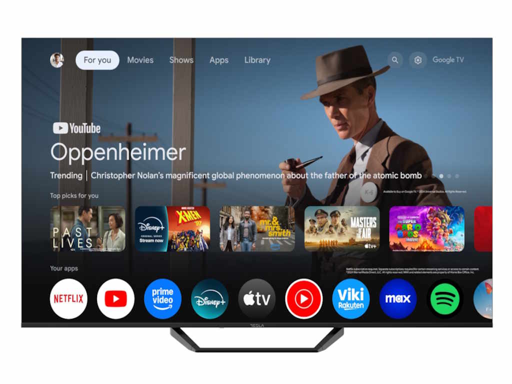 Tesla Google TV DLED 65E655BUS, 165 cm, UHD, blackDVB-T/T2/C/S/S2, 250cd/m2, VESA 200x499 mm - imagine 9