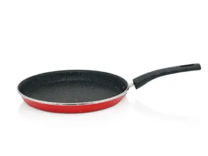Tigaie clatite Granit Induction Metalac, email, 25cm, 1l, rosu