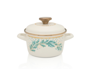 Oala cu capac Green Line Metalac, email, 16cm, 1.9l