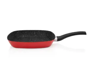 Tigaie grill Granit Induction Metalac, email, 26cm, 2.2l