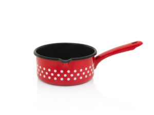 Cratita cu cioc Tufne Metalac, email, 16cm, 1.6l