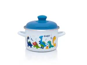 Oala cu capac Dino Metalac, email, 16cm, 2l