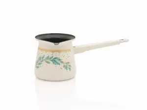 Ibric cafea Green Line Metalac email, 4cm, 0.4l