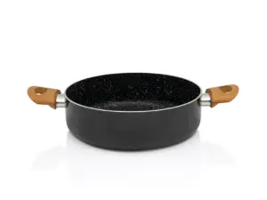 Cratita Bonsai Metalac, aluminiu, 24cm, 3l, rosu