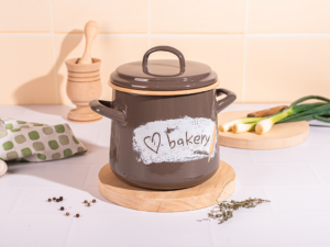 Oala clasica Bakery Metalac, email, 14cm, 2.3l