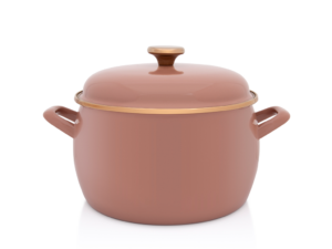 Oala cu capac Moka Metalac, email, 24cm, 7.5l