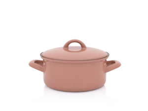 Cratita cu capac Moka Metalac, email, 16cm,1.5l