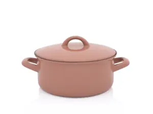 Cratita cu capac Moka Metalac, email, 20cm, 2.75l