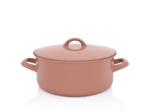 Cratita cu capac Moka Metalac, email, 24cm, 4.75l