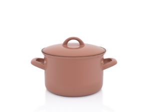 Oala cu capac Moka Metalac, email, 16cm, 2l