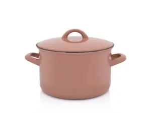 Oala cu capac Moka Metalac, email, 20cm, 4l