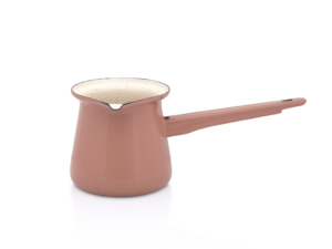 Ibric cafea Moka Metalac, email, 4cm, 0.4l