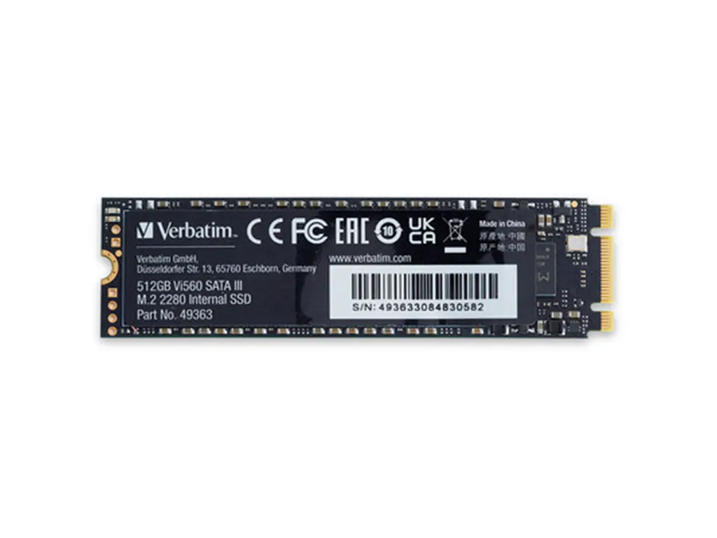 Verbatim SSD Vi560 256GB M.2 2280 SATA 6Gb/s