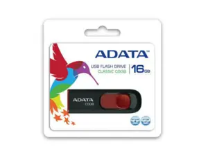 ADATA USB Flash Drive C008 16GB USB 2.0 Negru/R