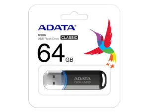 ADATA Memorie USB C906 64G Negru