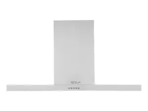 Hota decorativa Tesla DC900AX, T-shape, 90cm1 motor 190W, 630m3/h, 3 trepte, LED 2x2W, inox