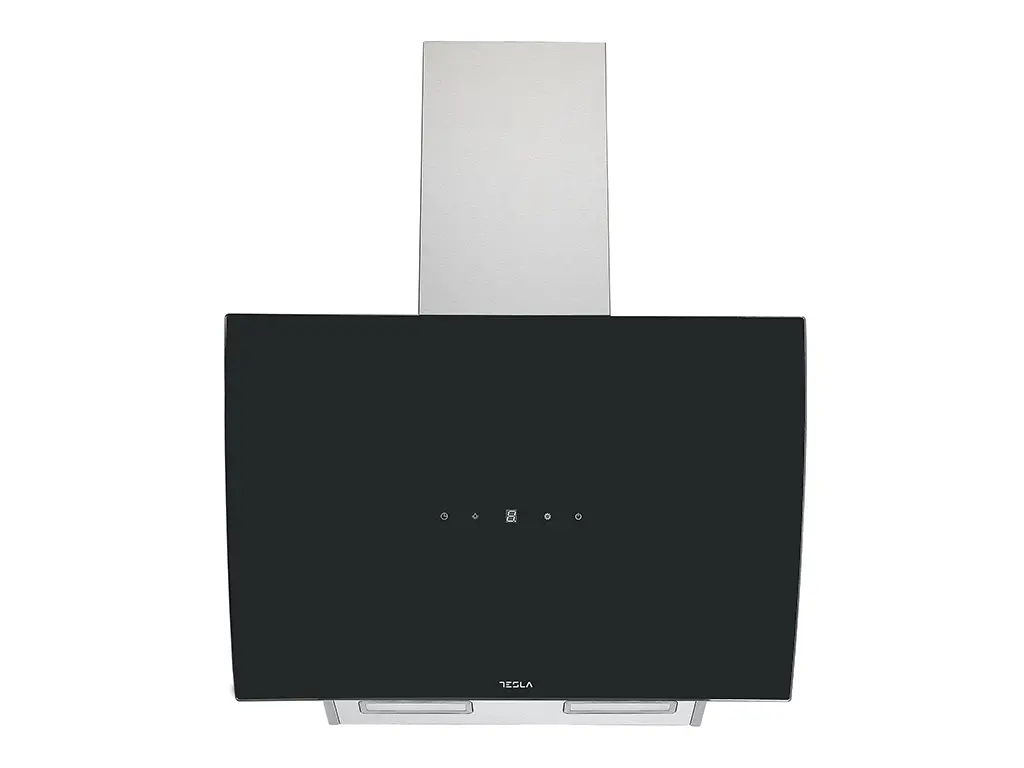 Hota decorativa Tesla DD600AXB, 60cm, Inox/Sticla1 motor DC 75W, 630m3/h, display LED