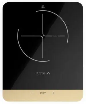 Tesla Plita portabila cu inductie IC401B 2000W25x25 cm 8 niveluri putere Negru