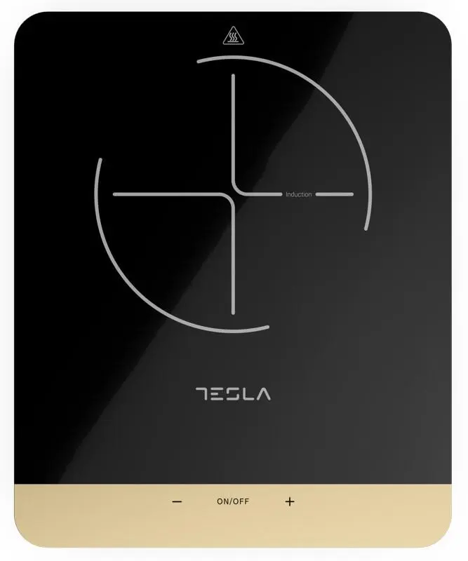 Tesla Plita portabila cu inductie IC401B 2000W25x25 cm 8 niveluri putere Negru