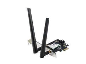 Modul WiFi Asus 6E (802.11ax), AXE5400Bluetooth 5.2, WPA3, OFDMA and MU-MIMO