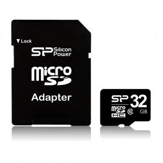 Silicon Power CARD DE MEMORIE MicroSDHC SP 32GB CL10