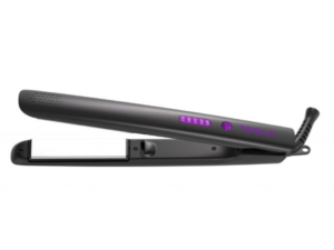 Placa de indreptat parul Tesla STH300BP, 210 gradeDisplay LED, Ceramic Turmalin, Negru/Violet