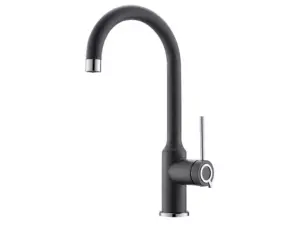 Baterie chiuveta X Granit Classy negru340 x 222 mm/inox