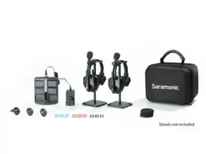Solutie intercom completa Saramonic WiTalk WT2S2xbat, 2 pers, Full-Duplex 1.9GHz, single-ear