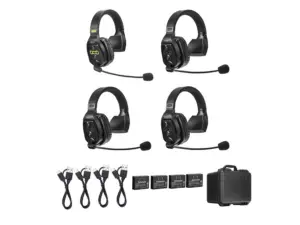 Solutie intercom completa Saramonic WiTalk WT4S4xbat, 4 pers, Full-Duplex 1.9GHz, single-ear