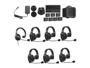 Solutie intercom completa Saramonic WiTalk WT7S7xbat, 7 pers, Full-Duplex 1.9GHz, single-ear