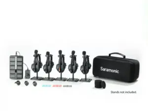 Solutie intercom completa Saramonic WiTalk9 WT5S10xbat, 5 pers, Full-Duplex, 1.9GHz, single-ear