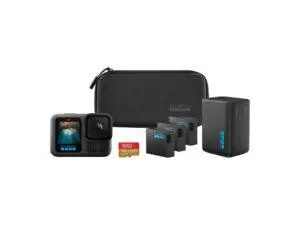 Bundle Camera de actiune H13B Extended Power, 64Gb3x bat Enduro, dual bat