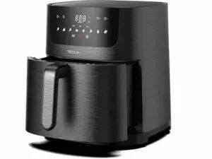 Friteuza aer cald Tesla AF800B, 8 L, 1800W Panou digital, 8 programe, Negru