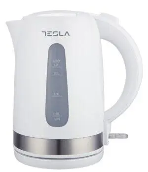 Tesla Fierbator KT200WX 1.7 L 2200W oprire automata indicator ON/OFF Plastic Alb