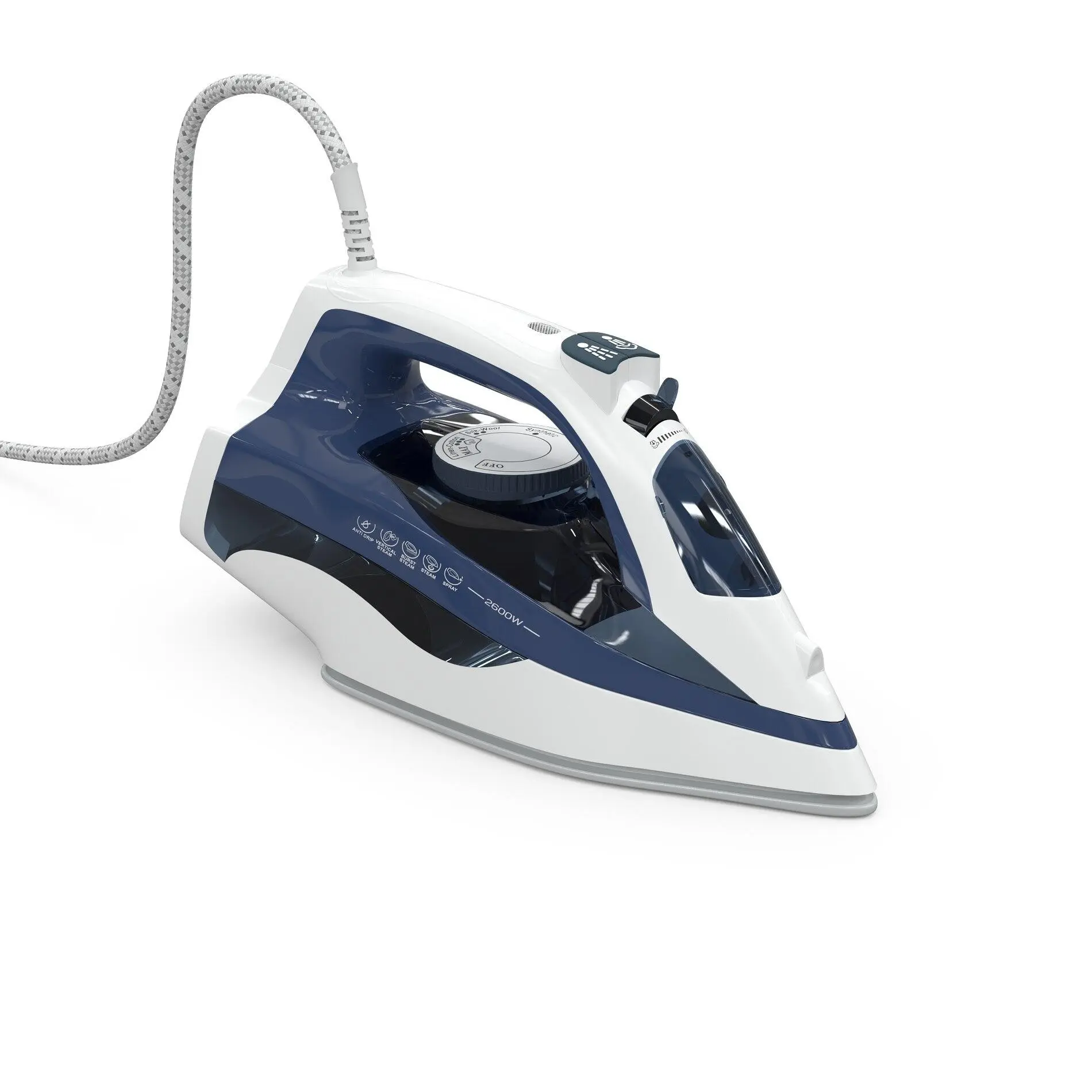 Fier de calcat Tesal IR301BL 2600W talpa ceramica culoare albastru, vedere 2, SKU IR301BL