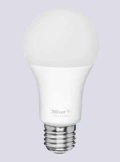 Bec Trust Smart WiFi, RGBCW E27 luminozitate 806 lm, clasa energetica A+