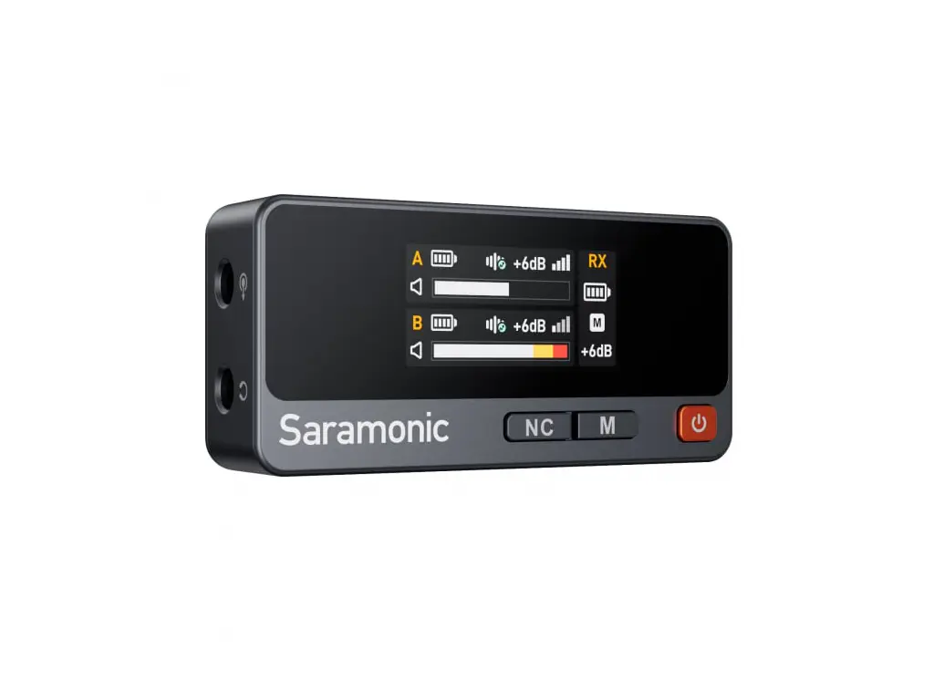 Kit microfon wireless Saramonic Air-02, 3.5mm TRS2 x lavaliere, 2 x mic; 1 x receptor, carcasa inc. - imagine 6