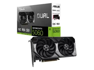 Placa Video ASUS Dual GeForce RTX 5060 8GB GDDR7