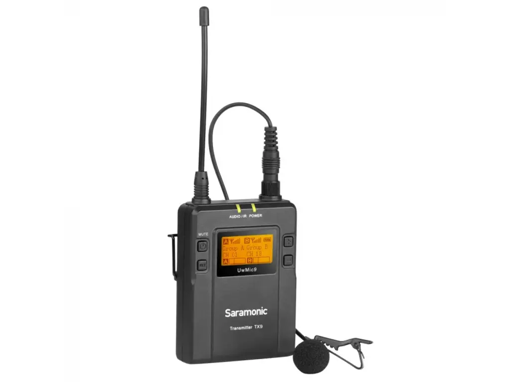 Set microfon wireless Saramonic UwMic9 Kit1Lavaliera Omni, 5114-596MHz, up to 8 mic. - imagine 3