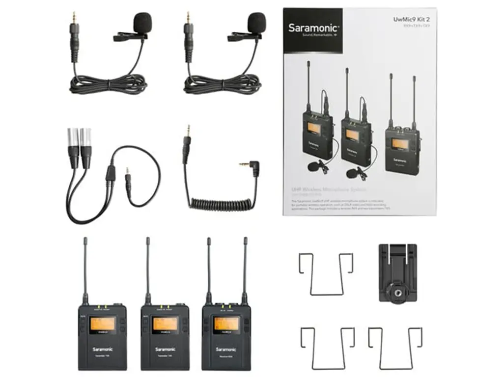 Set microfon wireless Saramonic UwMic9 Kit2RX9+2TX9 - imagine 4