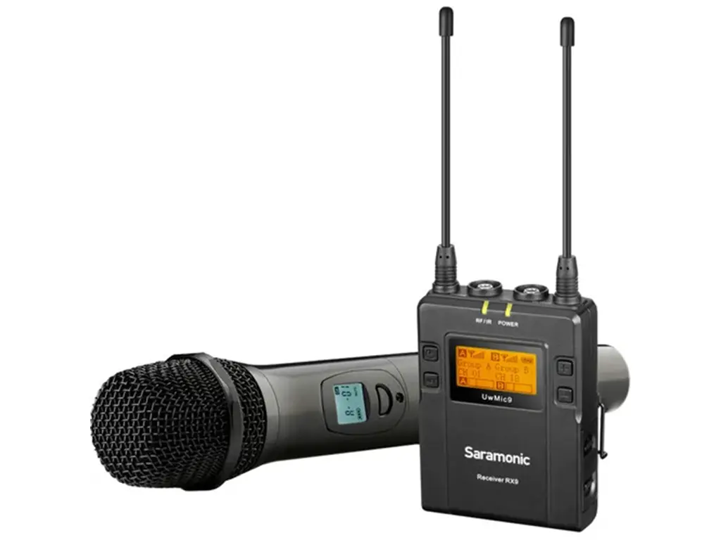 Set microfon wireless Saramonic UwMic9 Kit4Microfon HU9, Negru - imagine 6