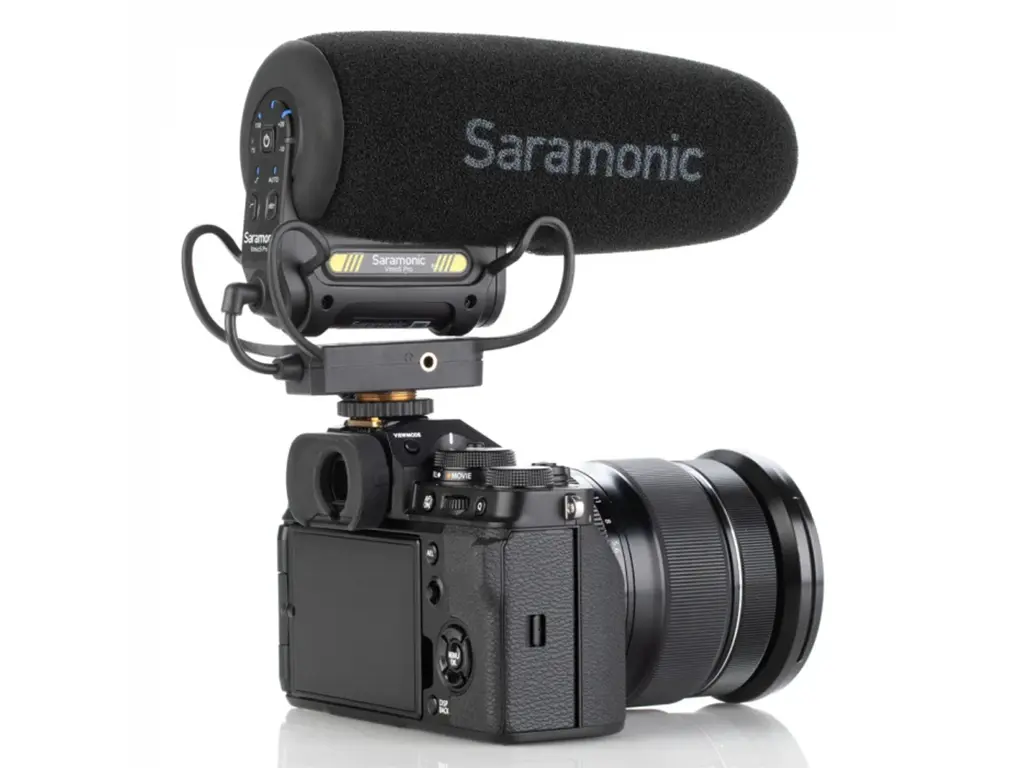 Microfon Saramonic Vmic5 ProAuto On/Off, TRS & TRRS, Negru - imagine 4
