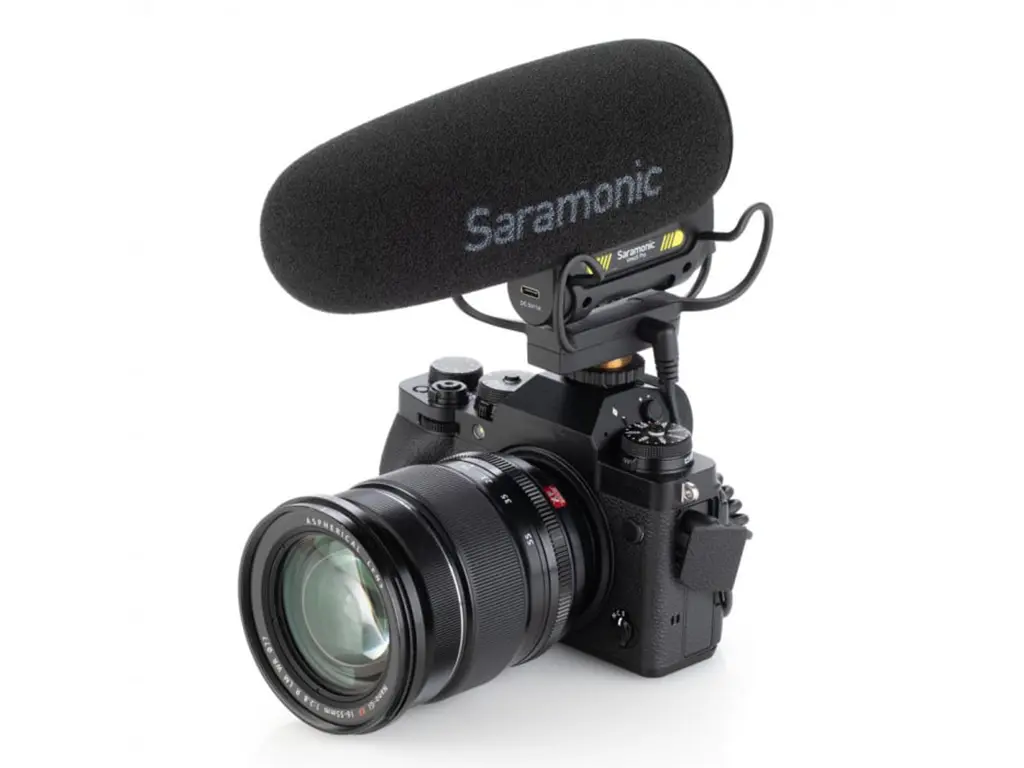 Microfon Saramonic Vmic5 ProAuto On/Off, TRS & TRRS, Negru - imagine 5