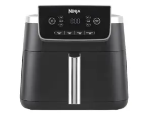 Friteuza cu aer cald Ninja AF140EU, 1750W4.7L, 4 functii de gatit, temp max 210C, negru