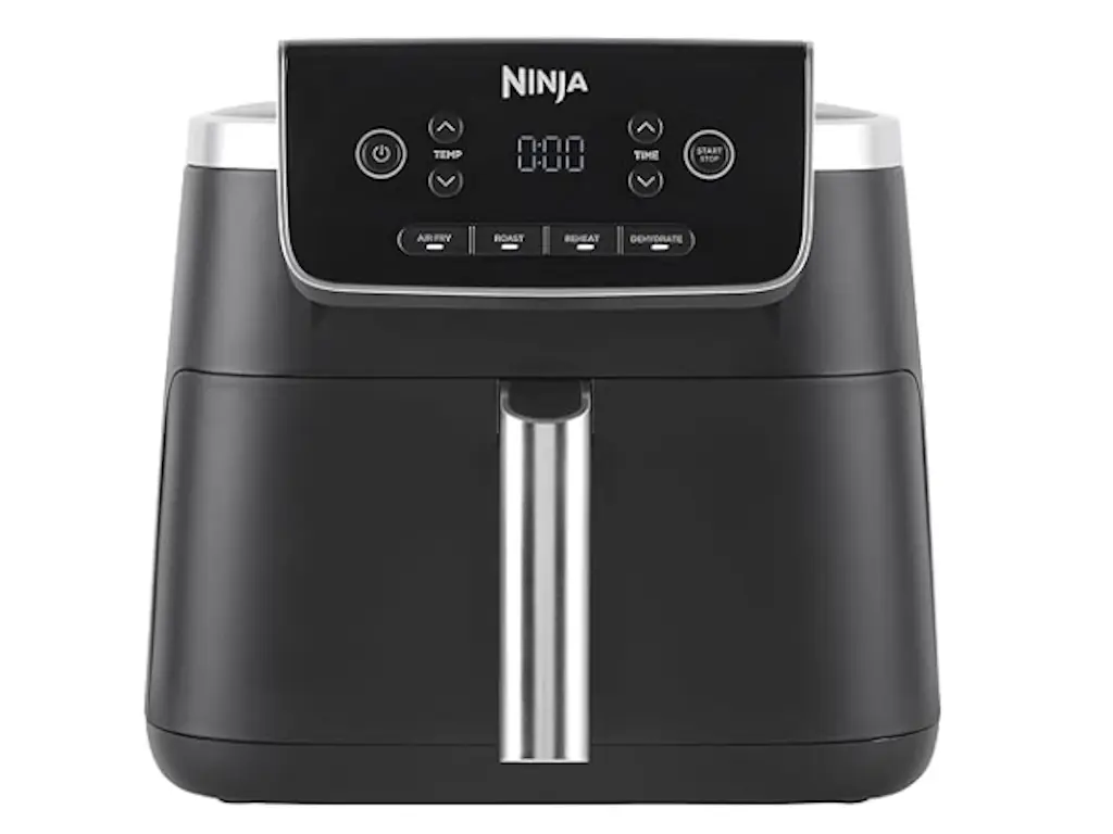 Friteuza cu aer cald Ninja AF140EU, 1750W4.7L, 4 functii de gatit, temp max 210C, negru