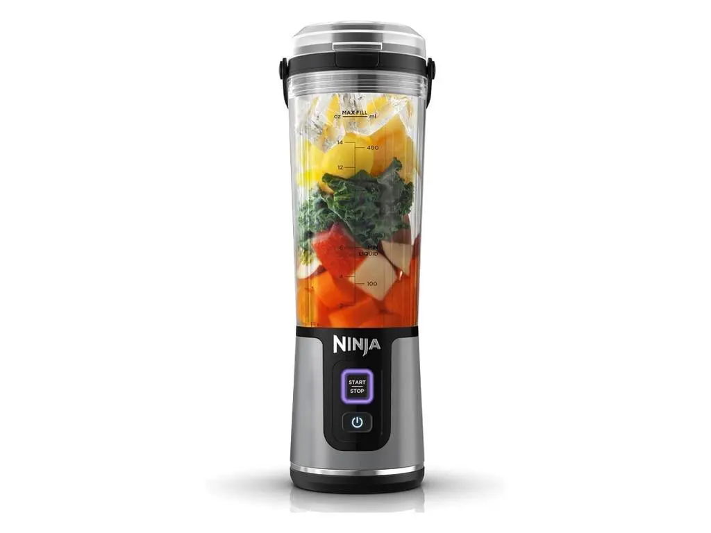 Blender portabil Ninja Blast, 530ml, negruUSB-C - imagine 4