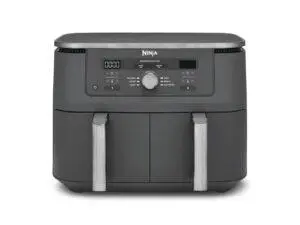 Friteuza dubla cu aer cald Ninja 6-in-1, 9.5L2470W, gri metalic