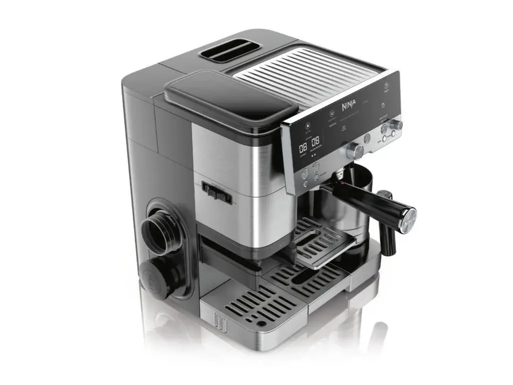 Aparat de cafea Ninja Luxe Cafe PremierRezervor apa 2L, 2 x duze, negru/ argintiu - imagine 5