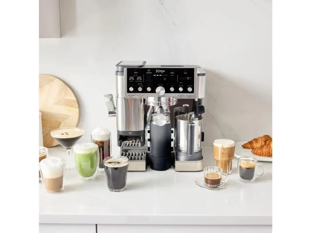 Aparat de cafea Ninja Luxe Cafe ProRezervor apa 2L, 2 x duze, argintiu - imagine 5